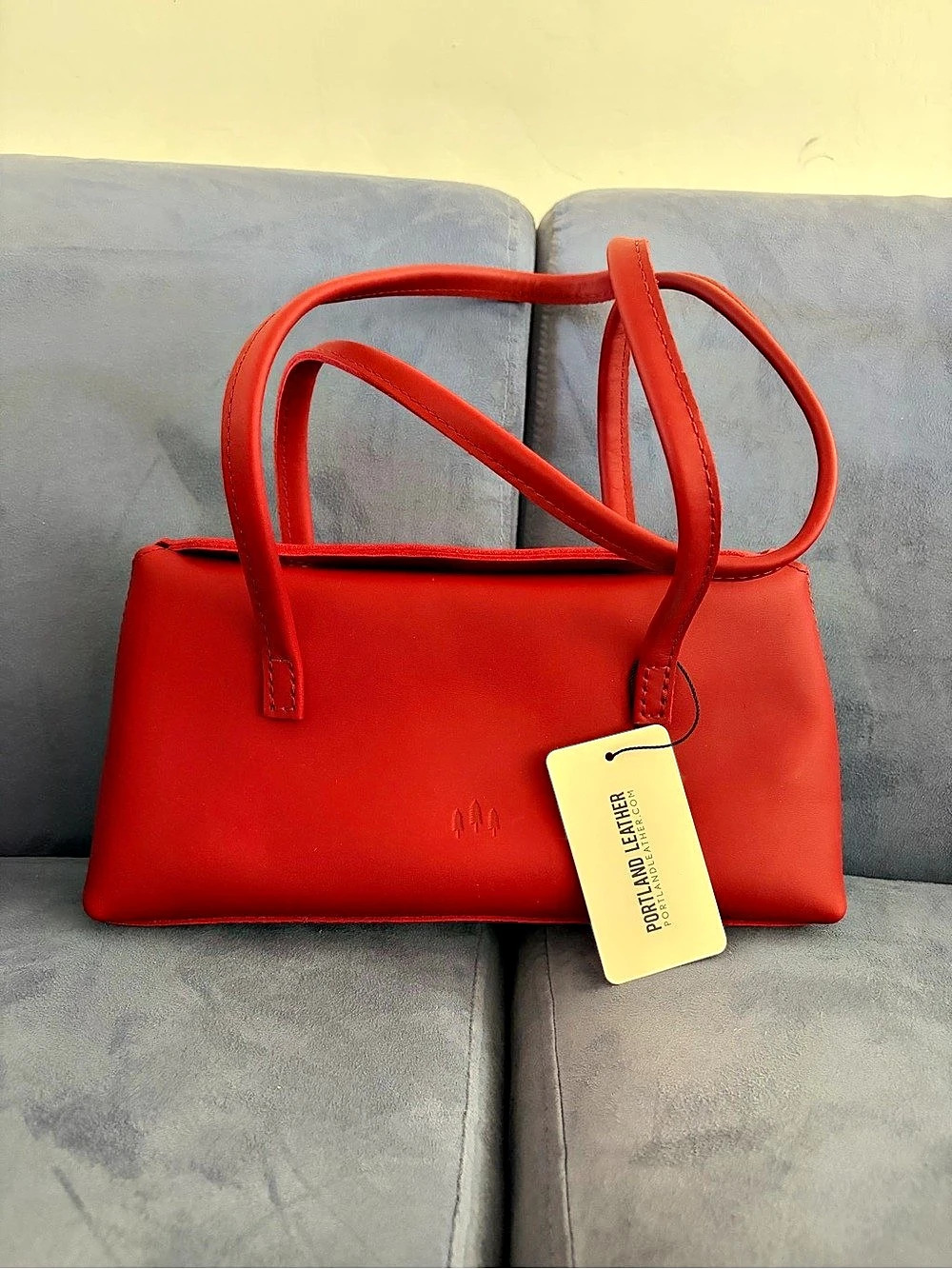Portland Leather Amelie Bag in Ruby NWT - Picture 1 of 4